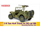 [1/6] U.S. 1/4 Ton 4x4 Truck w/M2 .50-cal Machine Gun