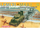 [1/72] LCM(3) Landing Craft and M4A1 Sherman w/Deep Wading Kit