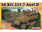 [1/72] Sd.Kfz.251/7 Ausf.D Pionierpanzerwagen [2 in 1]