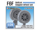 [1/24] F6F Hellcat Wheelset (for Airfix 1/24)
