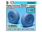 B-17 Flying Fortress Wheel set 1 (for Revell 1/48)