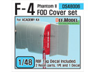 F-4 Phantom II FOD Cover set (for Academy 1/48)