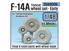 F-14A Tomcat Wheel set-Early (for TAMIYA 1/48)