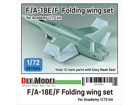 [1/72] F/A-18E/F Super Hornet Folding wing set for Academy 1/72