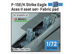 [1/72] F-15E/K Strike Eagle Aces II seat set - Fabric pad for Academy 1/72