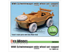 WW2 Schwimmwagen Wide Wheel set (for Tamiya 1/35) [ ߴ]