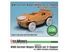 WW2 German Wagen Wesa Wheel set 3 (for Tamiya 1/35) [ ߴ]