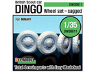 WW2 Dingo Wheel set(for Miniart 1/35)