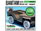 WW2 UK BANTAM Early Wheel set(for Miniart 1/35)