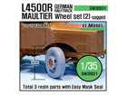 GERMAN L4500R Maultier Wheel set(2) -(for Zvezda 1/35)
