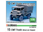 British 15 CWT Truck Wheel set (for Italeri 1/35)
