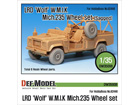 LRD Wolf 'W.M.I.K' Mich.235 Sagged Wheel set (for Hobbyboss 1/35)