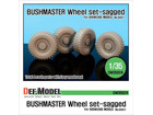 IMV bushmaster Sagged wheel set (for Showcase 1/35)