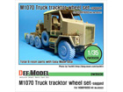 M1070 Truck Tractor Sagged wheel set (for Hobbyboss 1/35)