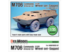 US M706(V100) Commando sagged wheel set (for Hobbyboss 1/35)