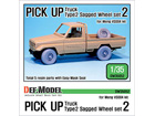 PICK UP truck type 2 Sagged Wheel set 2(for meng VS004)