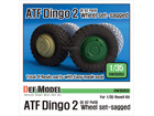 AFT Dingo2 GE A2 PatSi Sagged Wheel set (for Revell 1/35)