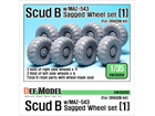 Scud B w/MAZ-543 Sagged Wheel set 1 (for Dragon 1/35)