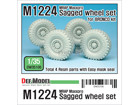 M1224 MRAP M-pro Sagged Wheel set (for Bronco 1/35)