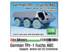 German TPz-1 Fuchs ABC Sagged wheel set (2) (for Revell 1/35)