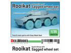 South African AFV Rooikat Sagged Wheel set (for Trumpeter 1/35)