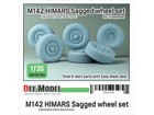 US M142 HIMARS Sagged wheel set - New Tool (for Trumpeter 1/35)