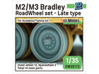 US M2/M3 Bradley Roadwheel set - Late type (for Academy/Tamiya 1/35)