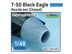 [1/48] T-50 Black Eagle Nozzle set (Closed) for Academy/Wolfpack 1/48