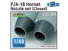 [1/48] F/A-18A+/B/CF-188 Hornet Nozzle set (Closed) for Kinetic 1/48 kit