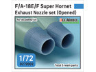 [1/72] F/A-18E/F Super Hornet Exhaust Nozzle set (Opened) for Academy Kit