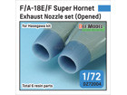[1/72] F/A-18E/F Super Hornet Exhaust Nozzle set (Opened) for Hasegawa Kit