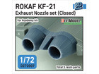 [1/72] ROKAF KF-21 Nozzle set for Academy 1/72 kit (Closed)