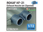 [1/72] ROKAF KF-21 Nozzle set for Academy 1/72 kit (Opened)