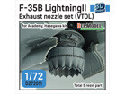 [1/72] F-35B LightningII Exhaust nozzle set (VTOL) for Academy, Hasegawa 1/72