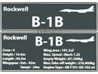 NAMEPLATE - Rockwell B-1B
