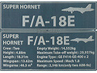 NAMEPLATE - SUPER HORNET F/A-18E