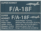 NAMEPLATE - SUPER HORNET F/A-18F