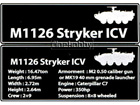 NAMEPLATE - M1126 Stryker ICV
