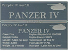 NAMEPLATE - PANZER IV Ausf.H