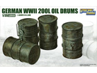 [1/35] WWII German 200L Oil Drums Set