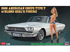 [1/24] 1966 AMERICAN COUPE TYPE-T w/BLOND GIRL'S FIGURE