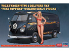 [1/24] Volkswagen Type 2 Delivery Van Fire Pattern Blond Girls