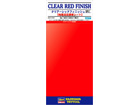 Adhesive Clear Red Finish