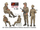 [1/35] IDF TANK COMMANDER-2 FEMALE FIGURES