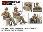 [1/35] U.S. ARMY M54 5 TON TRUCK DRIVER CREWS IN VIETNAM WAR -2 FIGURES