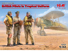 [1/32] British Pilots in Tropical Uniform (1939-1943) [3 figures]