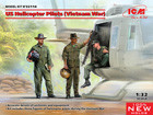 [1/32] US Helicopter Pilots [Vietnam War - 3 figures]