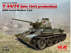 [1/35] -34/76 (late 1943 production), WWII Soviet Medium Tank