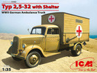 [1/35] Typ 2,5-32 with Shelter, WWII German Ambulance Truck