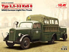 [1/35] Typ 2,5-32 KzS 8, WWII German Light Fire Truck